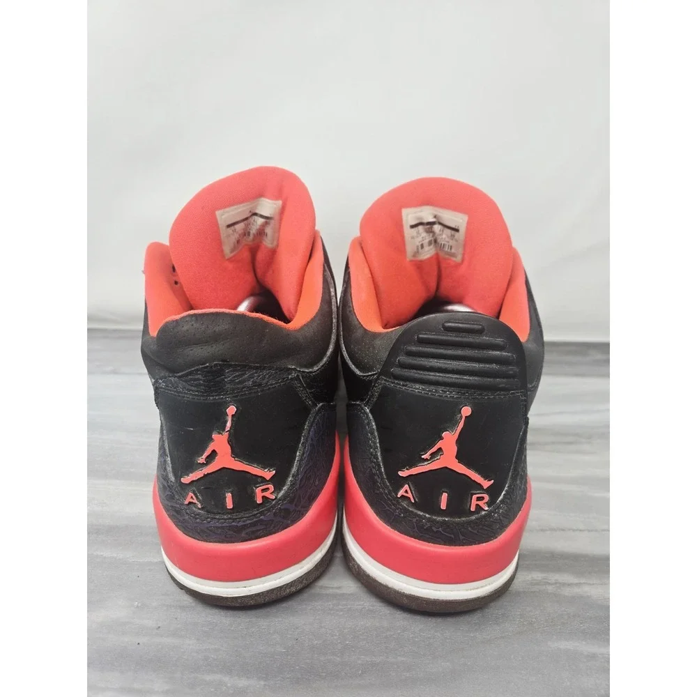 Nike Air Jordan 3 Retro‎ Crimson Size 12 US Men's 136064-005 Black Red 2012